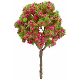 Albero fiorito h 11 cm per Presepe e modellismo