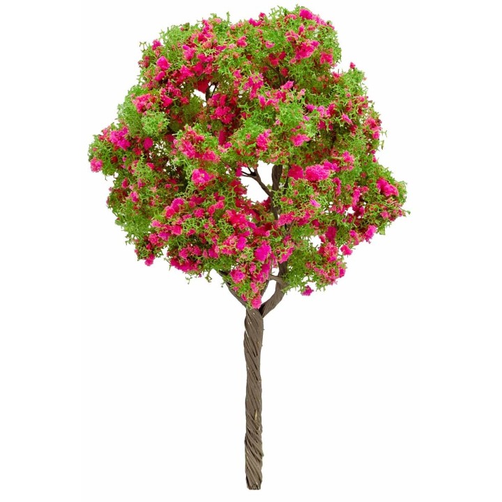 Albero fiorito h 11 cm per Presepe e modellismo