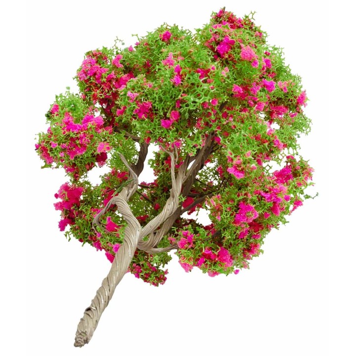 Albero fiorito h 11 cm per Presepe e modellismo