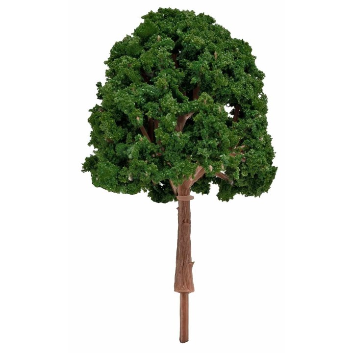 Albero verde h 7,5 cm per Presepe e modellismo