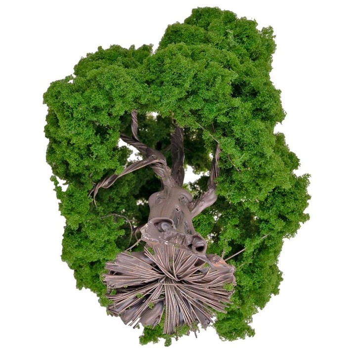 Quercia secolare h 8 cm per presepe