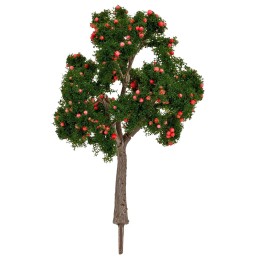 Albero di mele rosse h 11 cm per Presepe