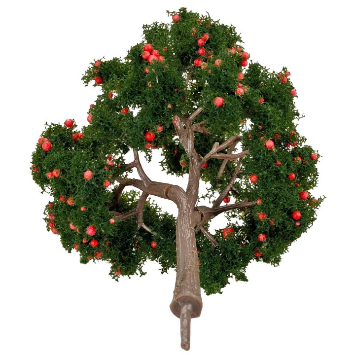 Albero di mele rosse h 11 cm per Presepe