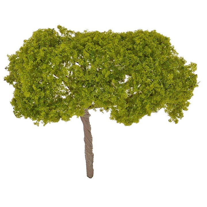 Albero di pino a ombrello h 8 cm verde chiaro