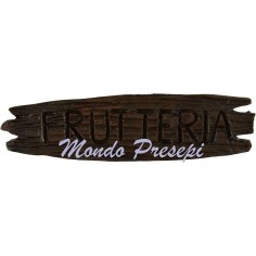 Letrero Frutería cm 10,5x3 Mundo Pesebres