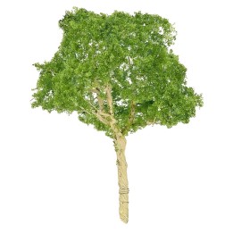 Albero verde chiaro h 6 cm per presepe