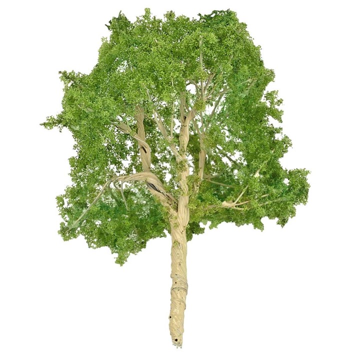 Albero verde chiaro h 6 cm per presepe