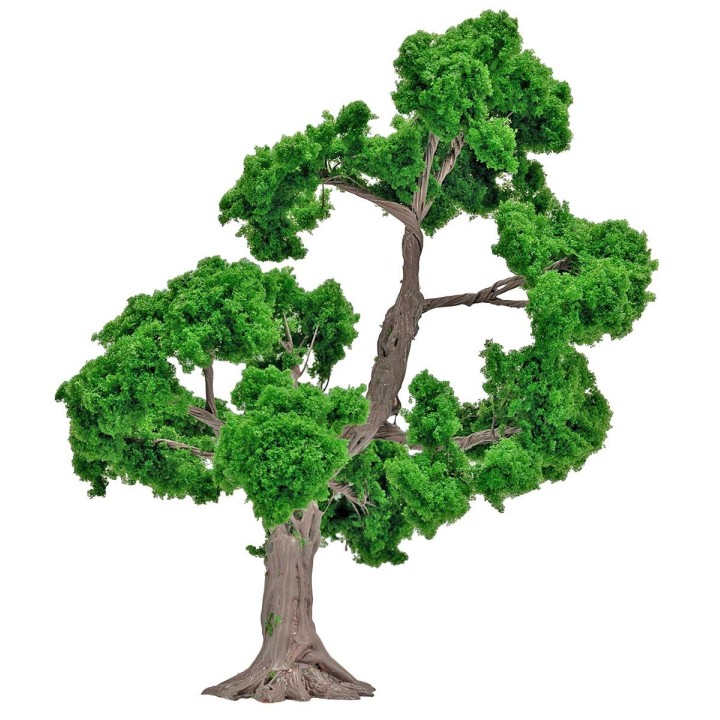 Quercia con chioma irregolare h 14 cm per presepe