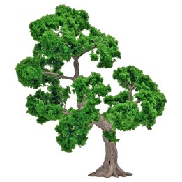 Quercia con chioma irregolare h 14 cm per presepe