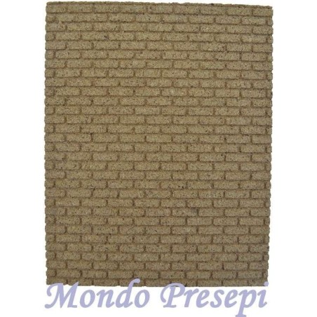 Pannello mattoni cm 100x50x1 Mondo Presepi