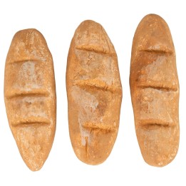 Set 3 pani filoni da 4 cm in cotto