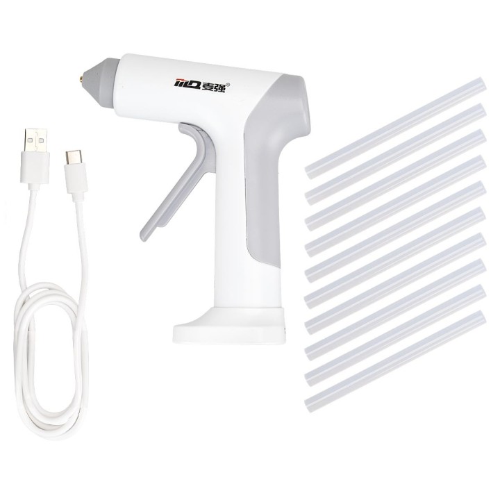 20W hot glue gun for 7-7.5 mm glue sticks with