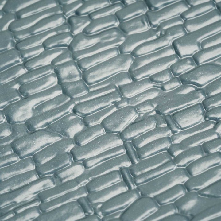 Pannello a muro in PVC effetto pietra irregolare 29,5x20 cm