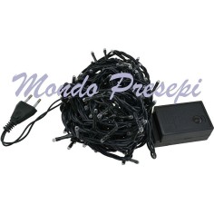 Cadena de 180 mini luces LED blanco cálido con controlador para