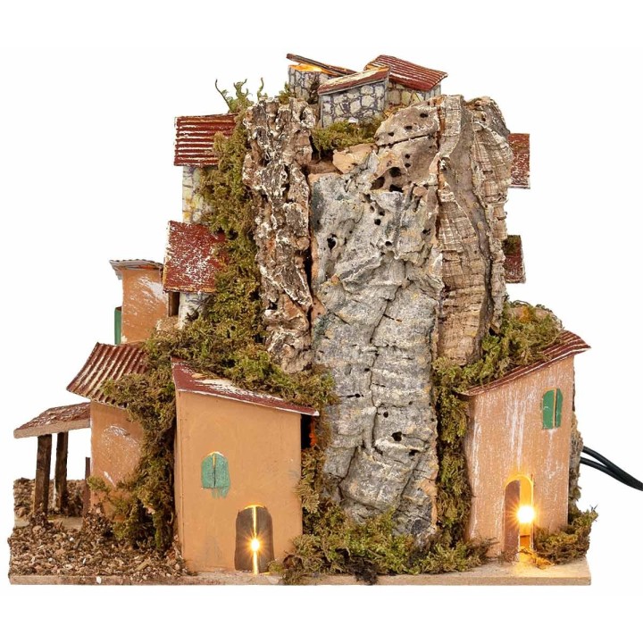 Villaggio illuminato 20x14xh19 cm