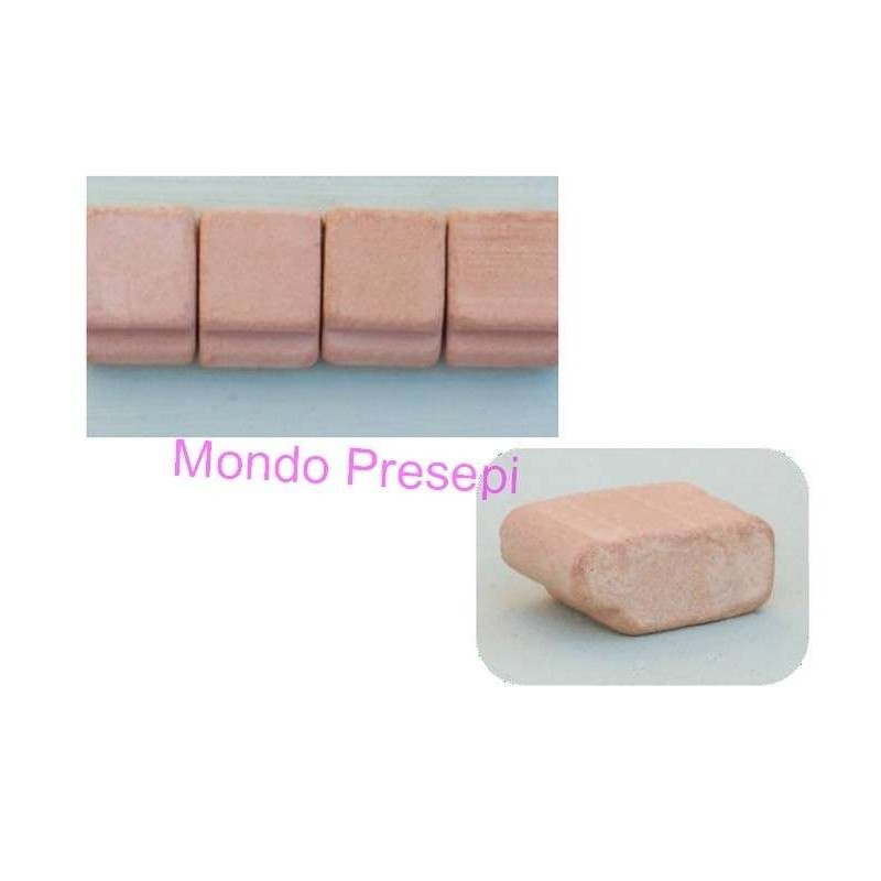 Mensoline B. 15x11 mm in terracotta busta 50 pz Mondo Presepi