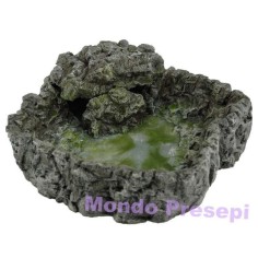 New Ruscello lago presepe cm 24x23x6,5 h. - Fai da te presepe