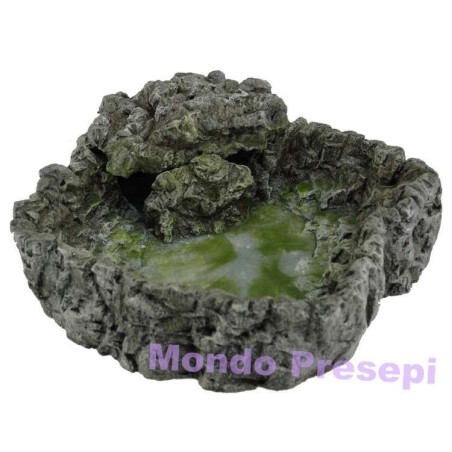 New Ruscello lago presepe cm 24x23x6,5 h. - Fai da te presepe