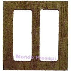 Wooden window 4.7x5 cm h.