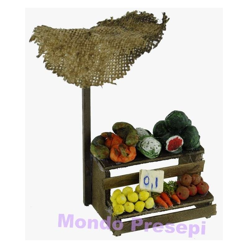 Tour fruits and vegetables with umbrella