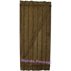 Puerta de madera de 7x5x15 cm h. Mundo Pesebres