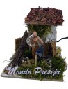 Herrero Landi de 10 cm en movimiento Mundo Pesebres