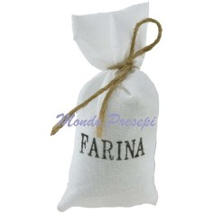 Saco de harina blanco cm 7 Mundo Pesebres