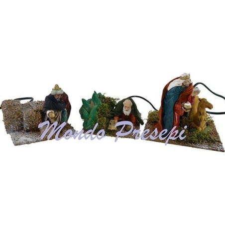 Three King Magi 13 cm Landi in motion