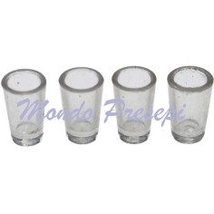 Set of 4 glasses mm-7x12 mm
