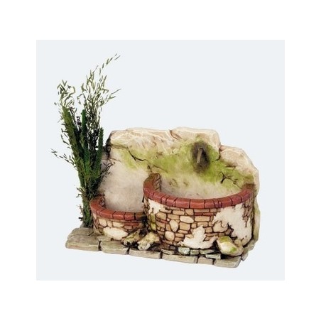 Resin fountain with two basins - Cod. FN5
