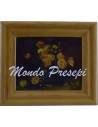 Quadro con fiori cm 3,7x4,2