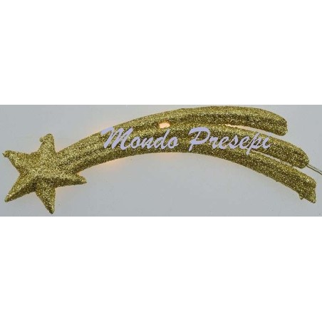 Stella cometa presepe con led cm 15 Mondo Presepi