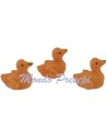 Set of 3 geese in resin