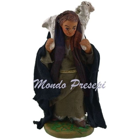 Cm 9 Pastor con oveja al hombro Mundo Pesebres