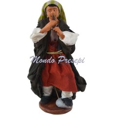 Suonatore con flauto cm 12 Lux Mondo Presepi