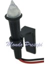 Torch flickering led 8 mm yellow 12v. 