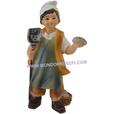 Cm 9 Ragazzo cuoco cm 7 h. Mondo Presepi