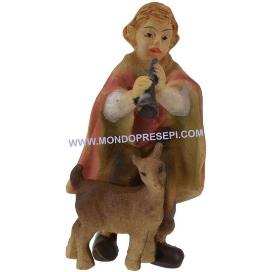 Cm 5 Niño que toca con cabra Mundo Pesebre