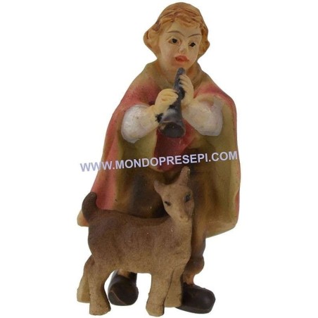 Cm 5 Niño que toca con cabra Mundo Pesebre