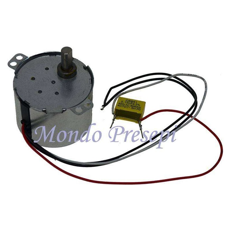 The gear motor 10 rpm 6W -rotation clockwise and