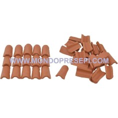 Coppi in terracotta presepe mm 12x20/22 disponibile in Mondo