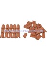 Terracotta tiles mm 12x22 available in