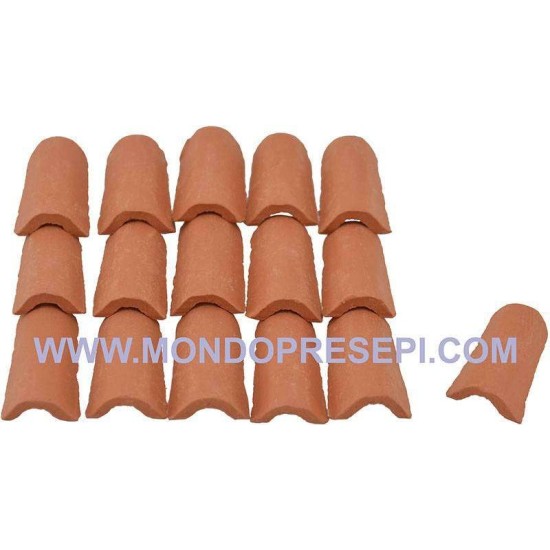 Coppi in terracotta presepe mm 12x20/22 disponibile in Mondo