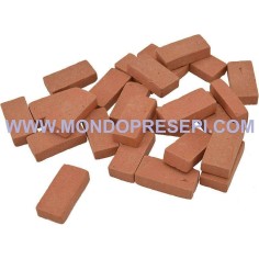 Ladrillos para belén de terracota mm 30x15x7 disponibles en Mondo