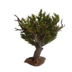 Árbol hojas verdes Oliver 14 cm Mundo Pesebres