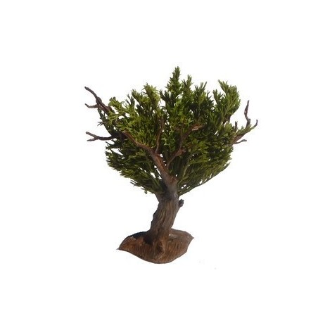 Árbol hojas verdes Oliver 14 cm Mundo Pesebres