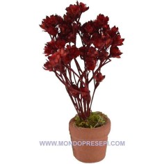 Vase with red flowers vase, flowers, height, plant, diameter