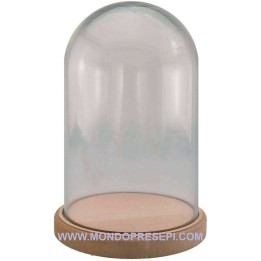 Campana in vetro cm 17x26 h.