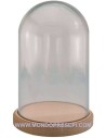 Campana in vetro cm 17x26 h.