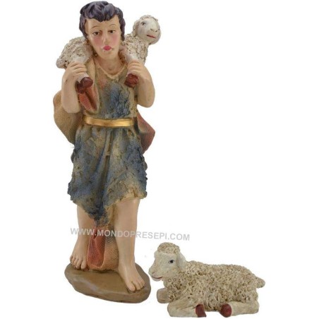 Set completo 11 pz in resina cm 30 Mondo Presepi
